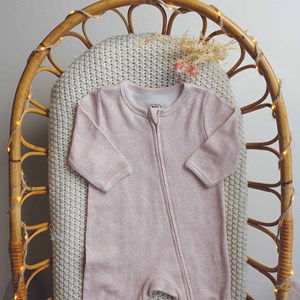 Dors bien ouverture zippée rose 3 mois