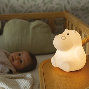 Veilleuse bébé connecté blanc