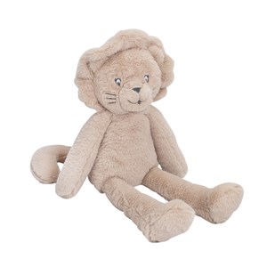 Grande peluche lion beige