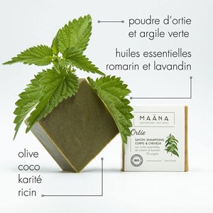 Savon shampooing maäna ortie