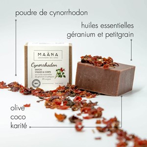 Savon cynorrhodon maäna