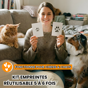 2 kits empreinte patte chien & chat
