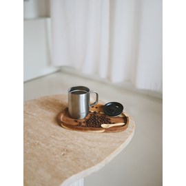 Qwetch mug isotherme inox - inox  350ml