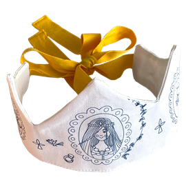 Activités – couronne en tissu à colorier