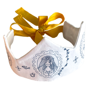 Activités – couronne en tissu à colorier