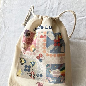 Jeu ludo nomade en tissu