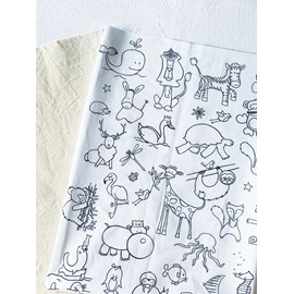 Couture sac enfant en tissu animaux