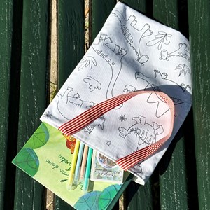 Couture sac enfant en tissu animaux