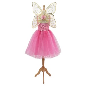 Robe de fée noa 3-4 ans avec ailes - déguisement 3-4 ans - 96cm
