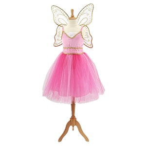 Robe de fée noa 5-7 ans avec ailes - déguisement 5-7 ans - 120cm