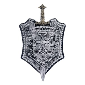 Set glaive + bouclier - déguisement Unique
