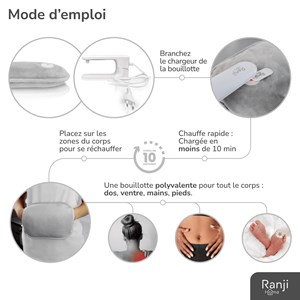 Ranji® bouillotte électrique chauffante