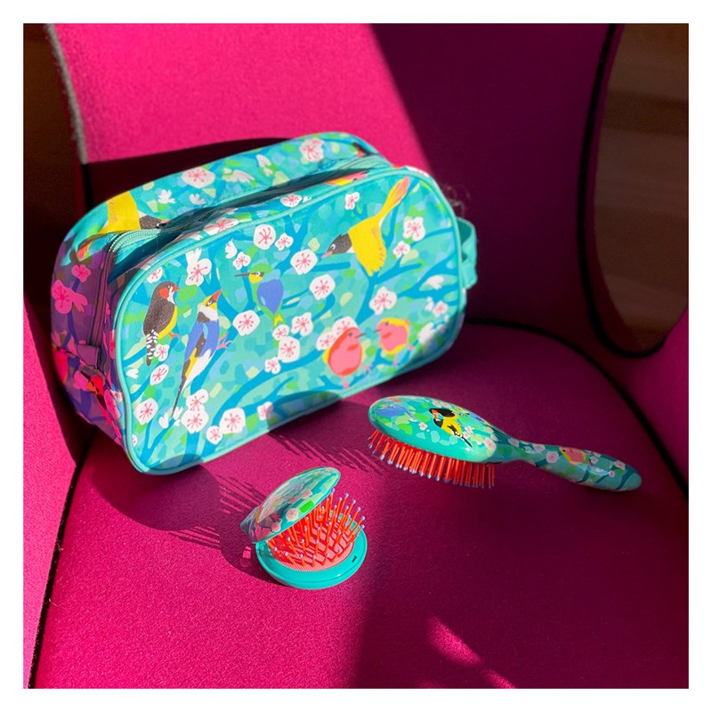 Trousse de toilette bleu clair