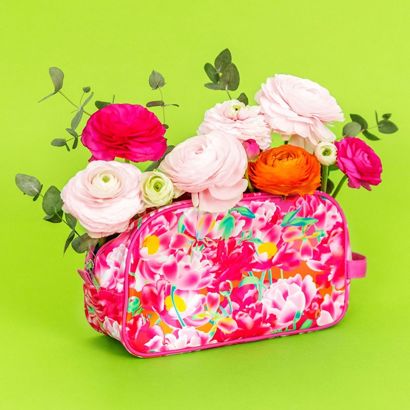 Trousse de toilette rose