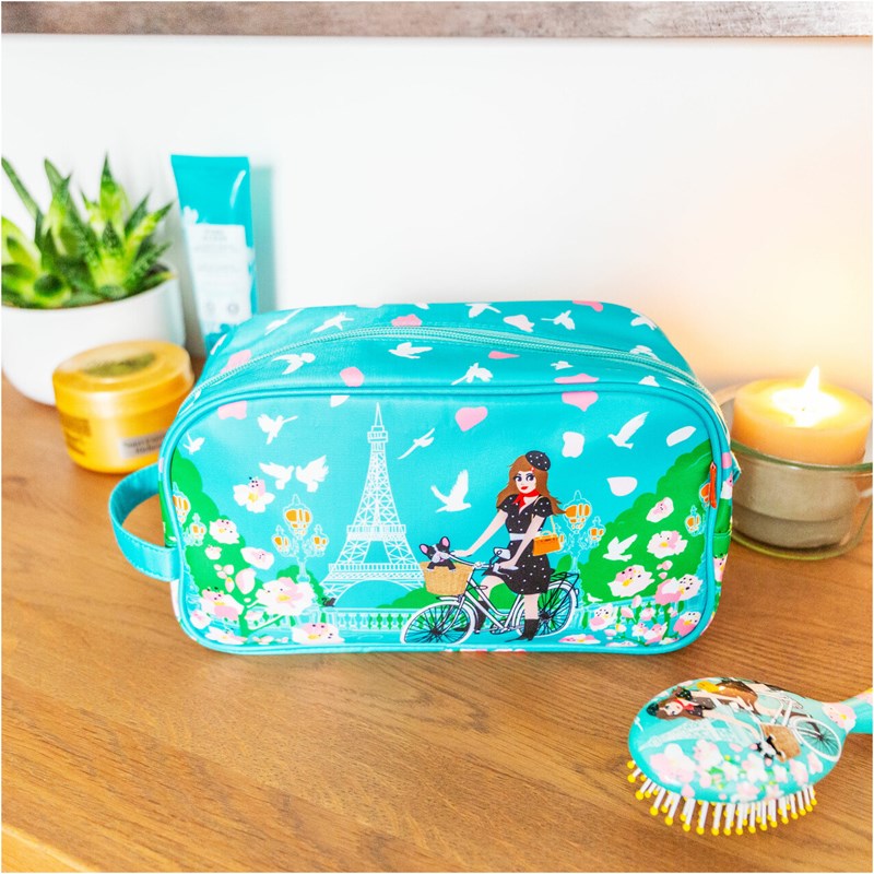 Trousse de toilette bleu 2