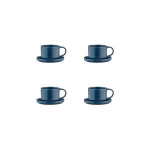 Tasse 15cl et soucoupe - marine