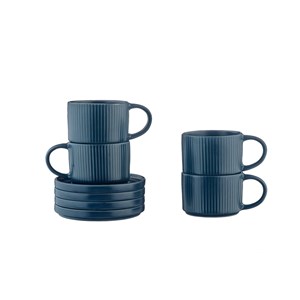 Tasse 15cl et soucoupe - marine