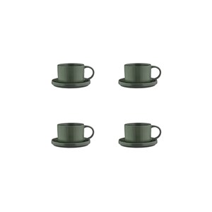 Tasse 15cl et soucoupe - olive