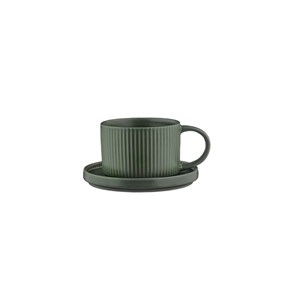 Tasse 15cl et soucoupe - olive