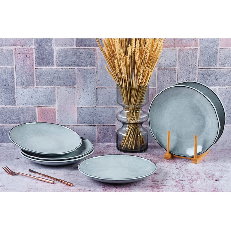 Assiette 27cm - gris orage