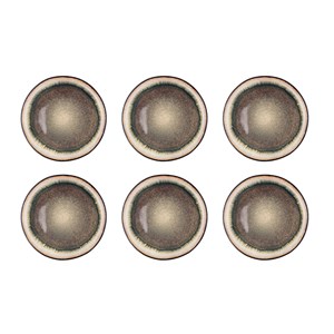 Assiette 26cm - marron sauvage