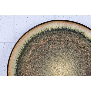 Assiette 26cm - marron sauvage