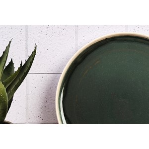Assiette 27cm - vert de gris