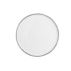 Assiette - 4 pc - blanc neige