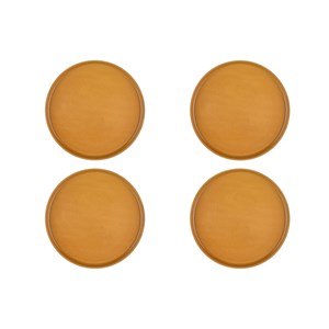 Assiette - 4 pc - ocre