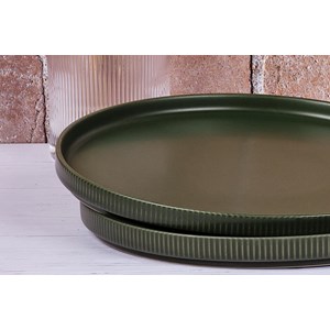 Assiette - 4 pc - olive