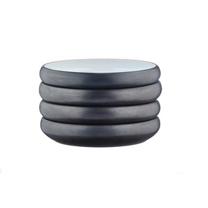 Assiette creuse - 4 pc - onyx
