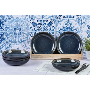Assiette creuse  - bleu nuit