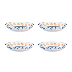 Assiette creuse - 4 pc - agrumi