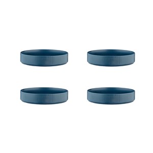 Assiette creuse - 4 pc - marine