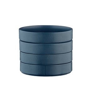 Assiette creuse - 4 pc - marine