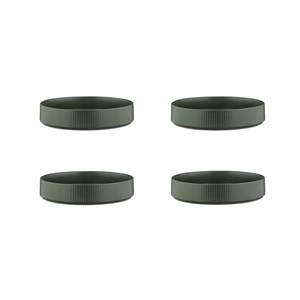 Assiette creuse - 4 pc - olive