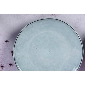 Assiette - gris orage