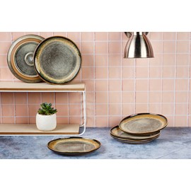 Assiette 20,5cm - basalte