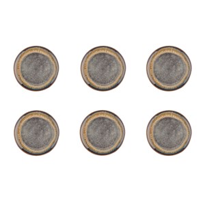 Assiette 20,5cm - basalte