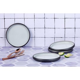 Assiette - 4 pc - onyx