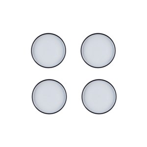 Assiette - 4 pc - onyx
