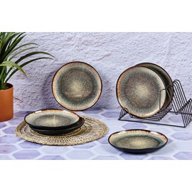 Assiette - marron sauvage