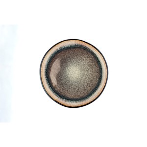 Assiette - marron sauvage