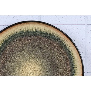 Assiette - marron sauvage