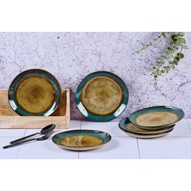 Assiette 20,5cm - terre et mer