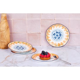Assiette 20cm - 4 pc - agrumi
