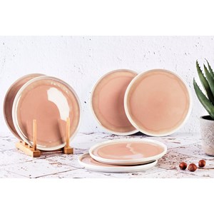 Assiette - rose poudre