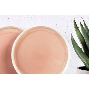 Assiette - rose poudre