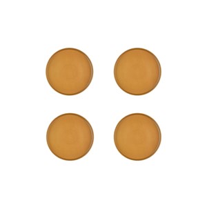 Assiette - 4 pc - ocre