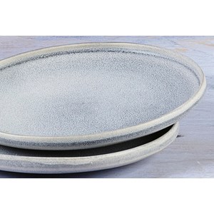 Assiette 19cm - gris lune